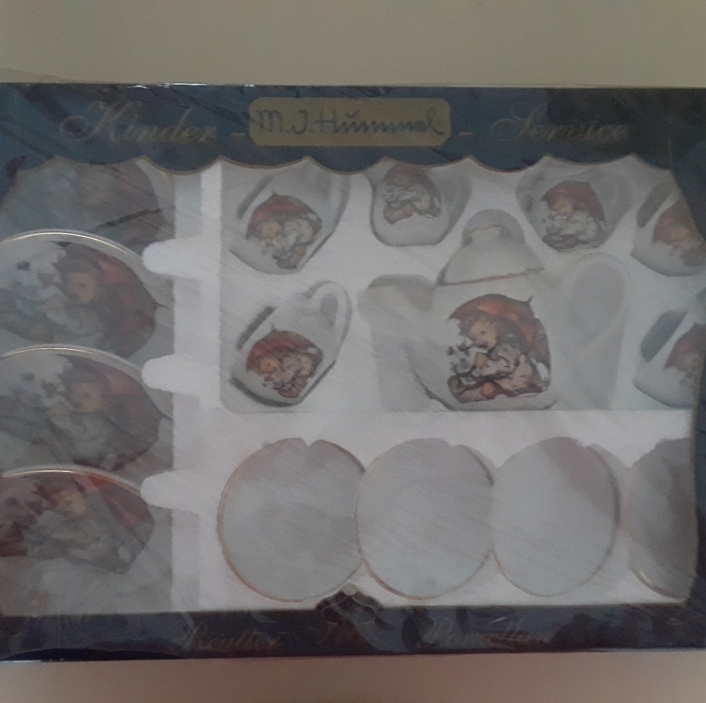 Hummel miniature tea set